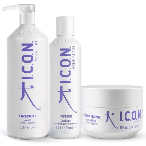 Pack Hidratación Drench 1 Litro +  Free + Inner Home